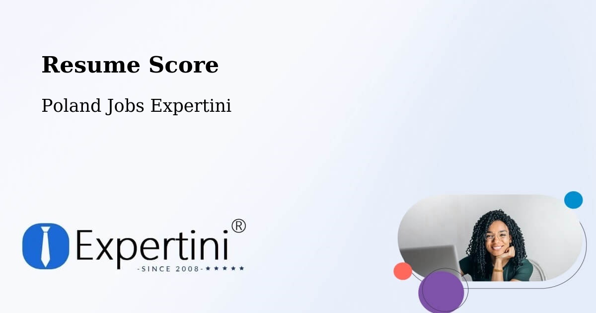 Resume Score & Job Description Match Tool – Kłomnice - Poland Jobs Expertini